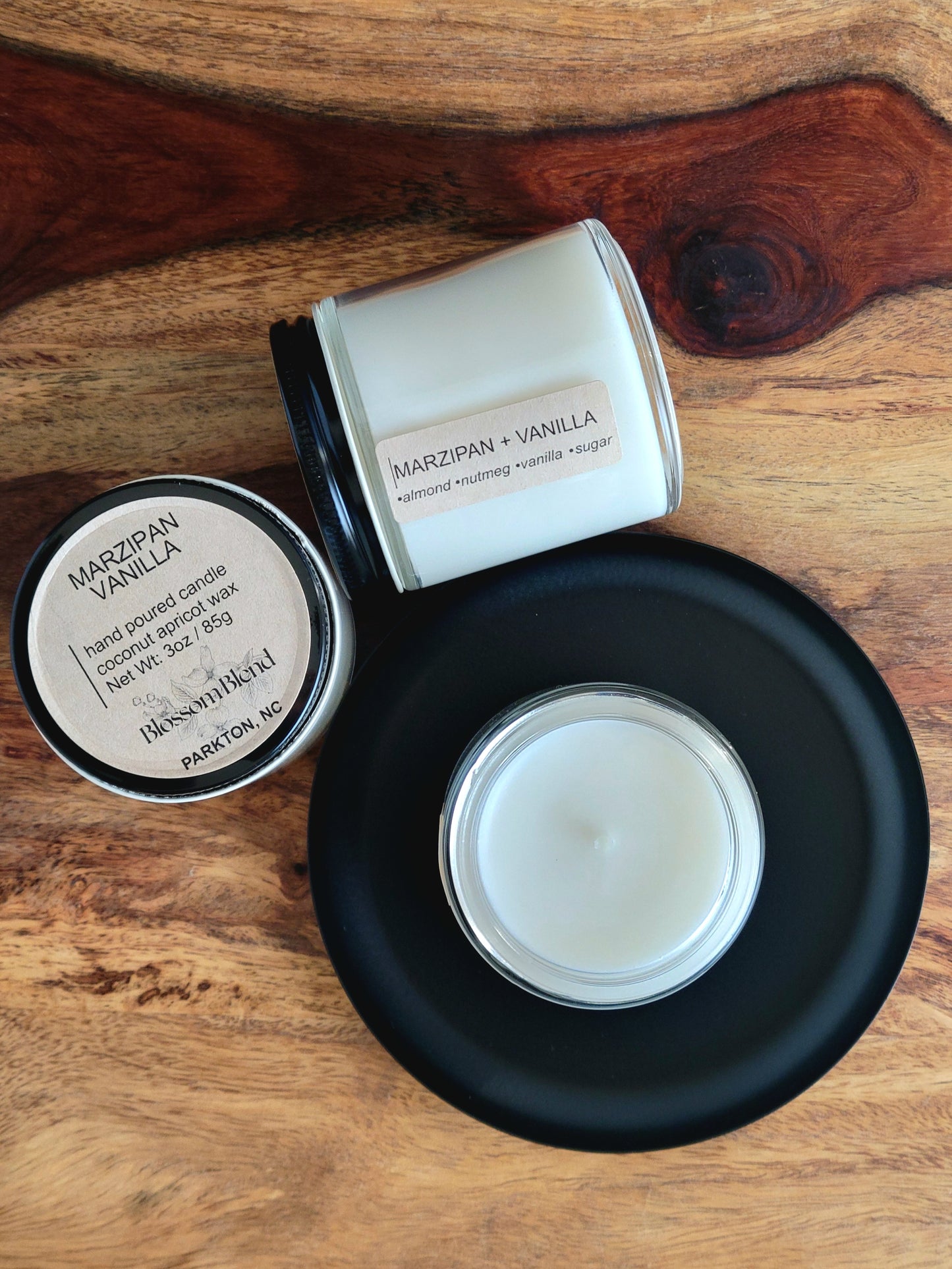 Marzipan Vanilla Coconut Apricot Wax Candle