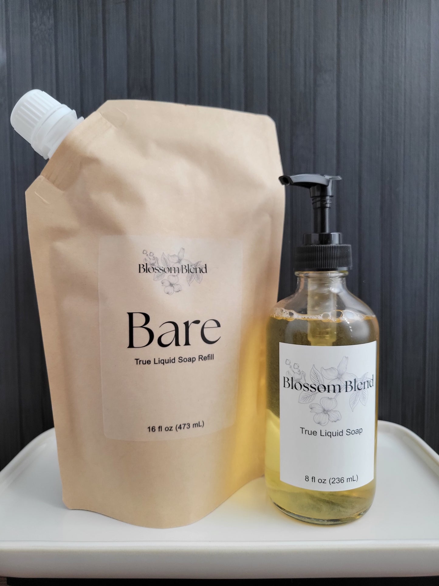 Glass Pump Bottle for True Liquid Soap