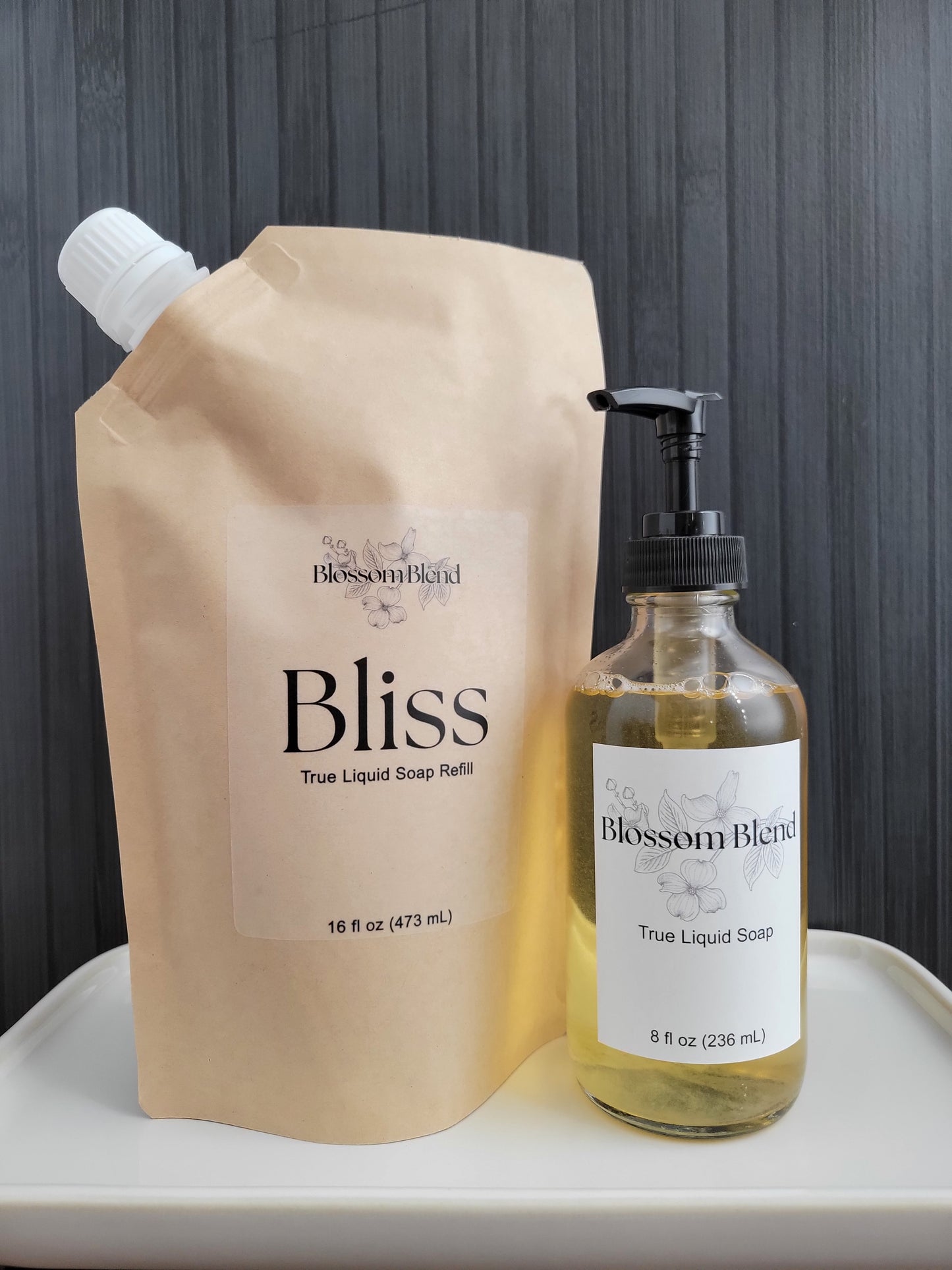 Glass Pump Bottle for True Liquid Soap