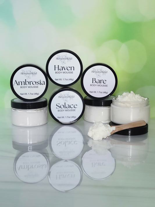 Collection of various skincare products with visible brand names on a blurred background