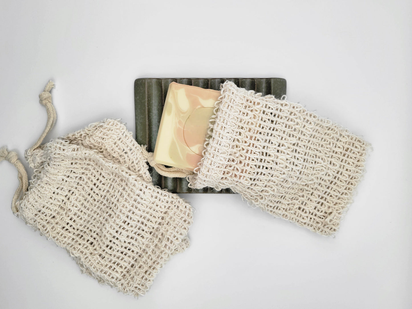 Natural Fiber Soap Saver Bag