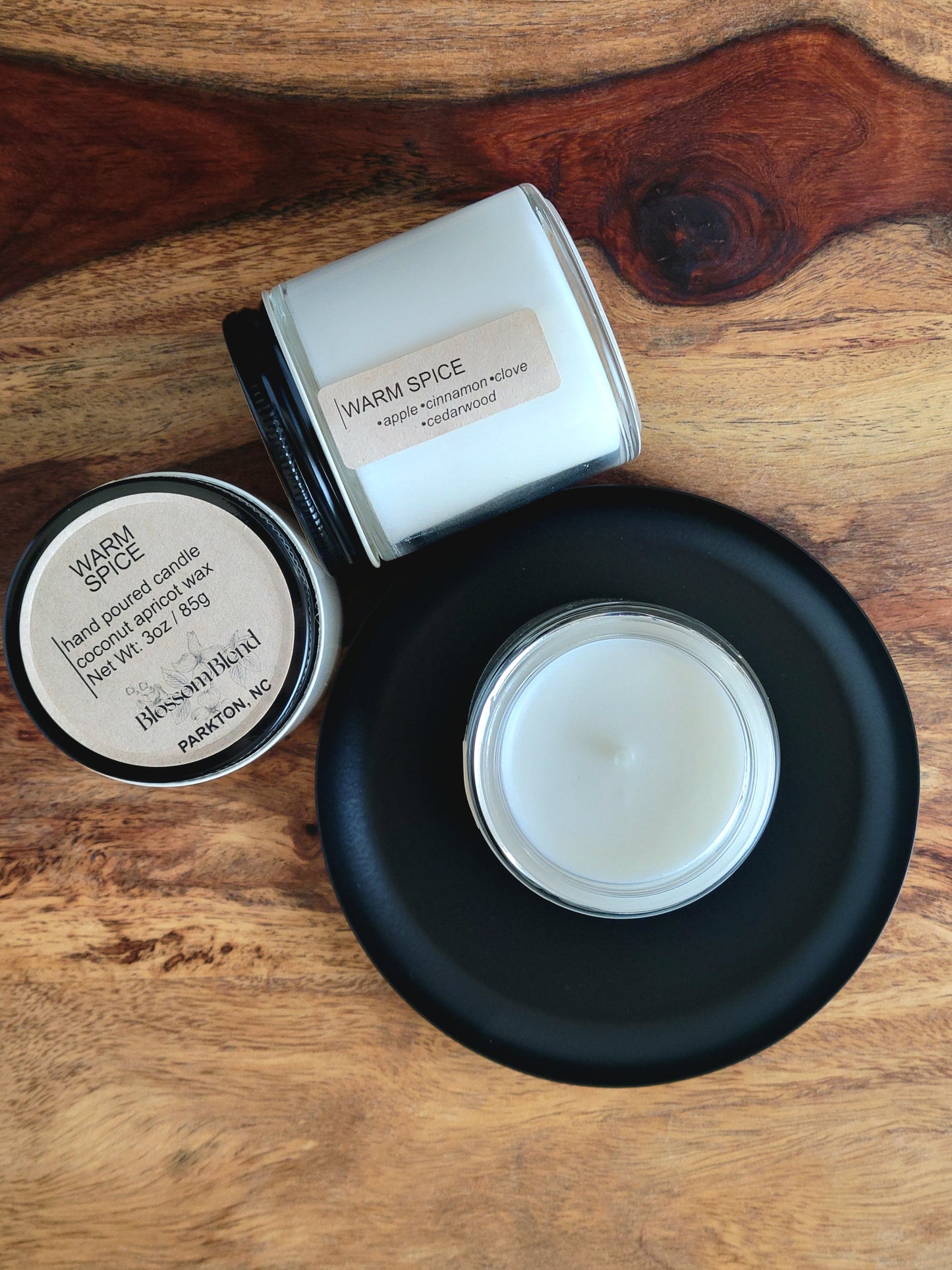 Warm Spice Coconut Apricot Wax Candle